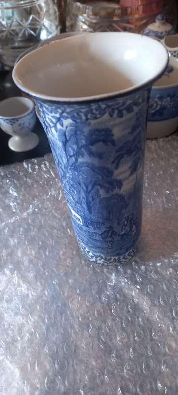 Blue and White Vintage Vase