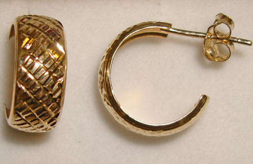 Solid 9ct Gold Earrings