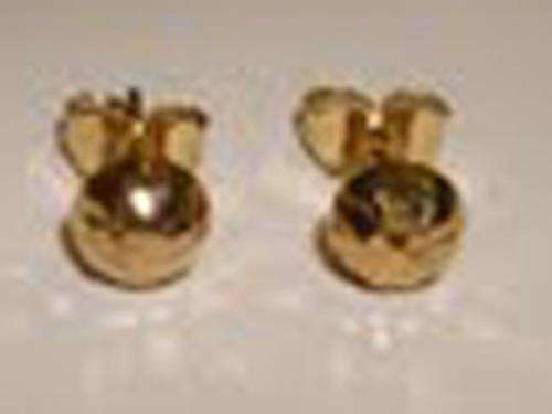 Gold on Silver Earrings