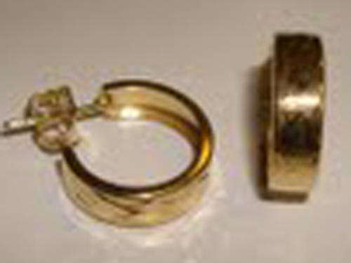 Gold on Silver Earrings