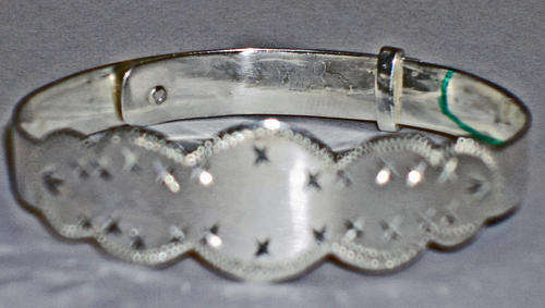 Beautiful Solid Sterling Silver Baby Bangle