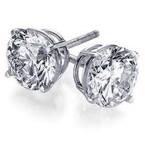 BEAUTIFUL ,AFFORDABLE ,SIMULATED DIAMOND IN 925 STERLING SILVER MEN WOMEN CHILDS STUD EARRINGS