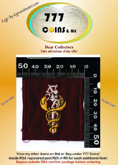 Fielddress Medic Spec 1 Badge