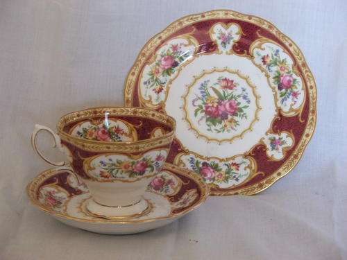 Royal Albert 'Lady Hamilton' Tea Trio