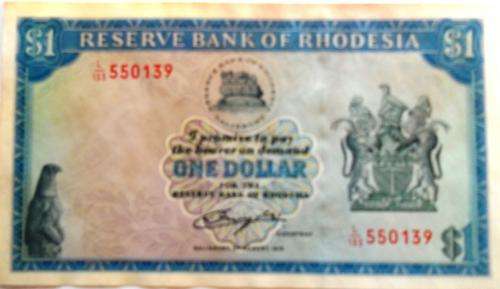 Rhodesia One Dollar