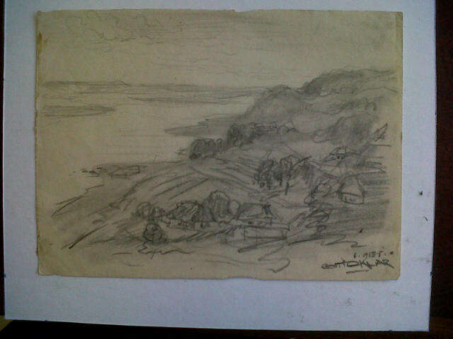 OTTO KLAR ***** Rare Sketch****