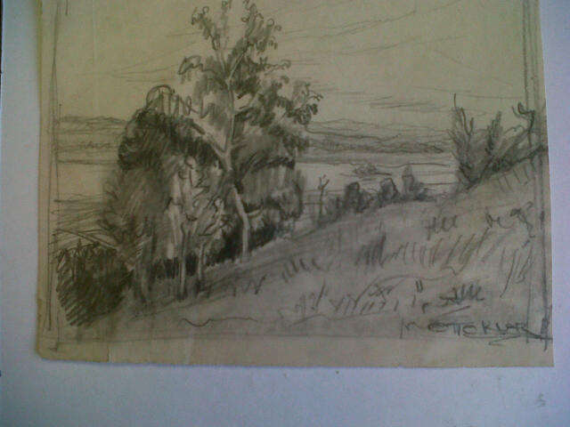 OTTO KLAR ***** Rare Sketch****