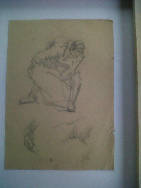 NIEMANN **** Rare**** Sketch                               STYLE OF  IRMA STERN