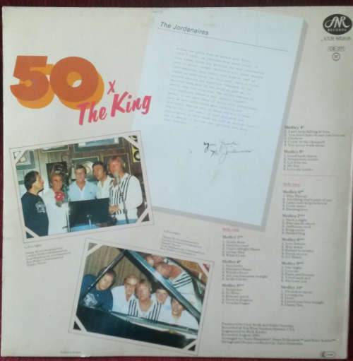Danny Mirror & The Jordanaires - 50X The King Elvis Presley's Greatest Songs 1981 Vinyl LP Holland