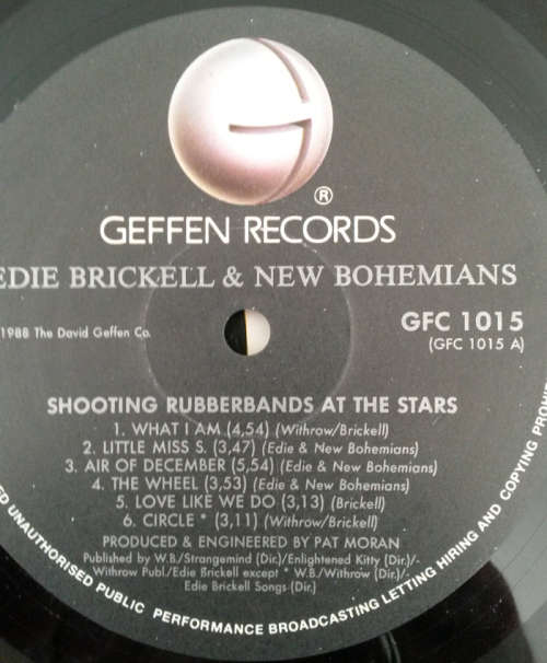Edie Brickell & New Bohemians - Shooting Rubber Bands At The Stars 1988 Vinyl LP SA