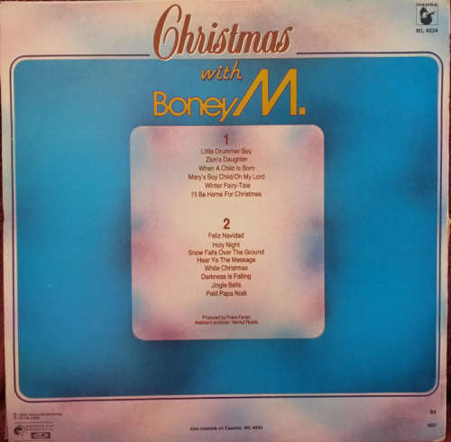 Boney M - Christmas with Boney M 1982 Vinyl LP SA