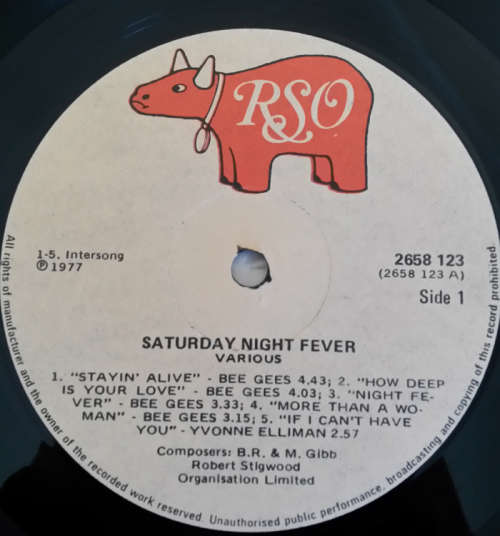 Various - Saturday Night Fever Original Movie Soundtrack 1977 Vinyl Double LP SA
