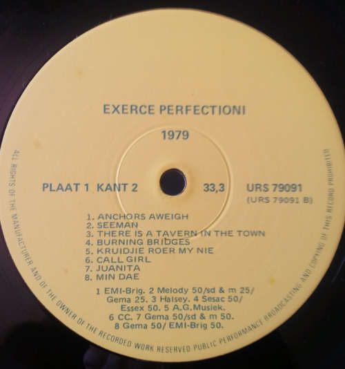 S A Infantry School - Exerce Perfectioni 1979 Vinyl DOUBLE LP SA