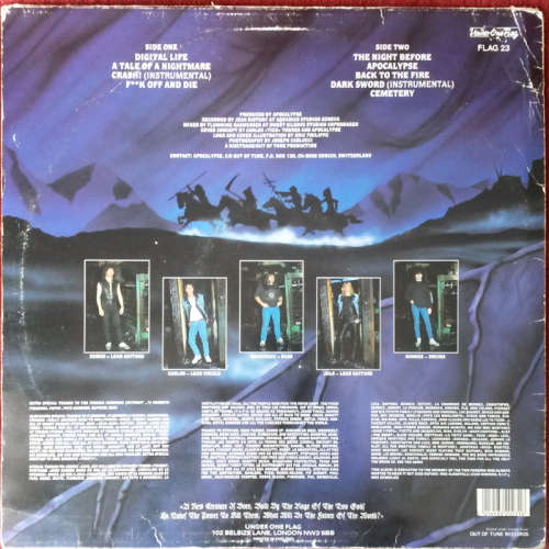 Apocalypse - Apocalypse 1988 Vinyl LP UK