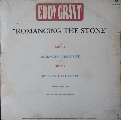 Eddie Grant - Romancing The Stone/My Turn To Love You 1984 Vinyl Maxi Single SA