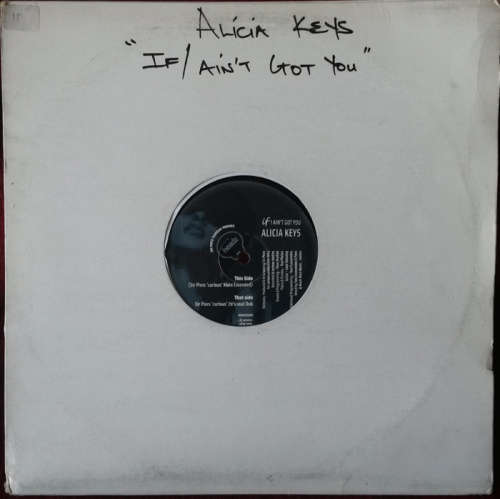 Alicia Keys - If I Ain't Got You (Sir Piers 'curious' remixes) dj promo 2004 Vinyl Maxi Single