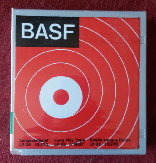 BASF LP 35 Reel to Reel Magnetic Tape. 5" spool. Still Sealed