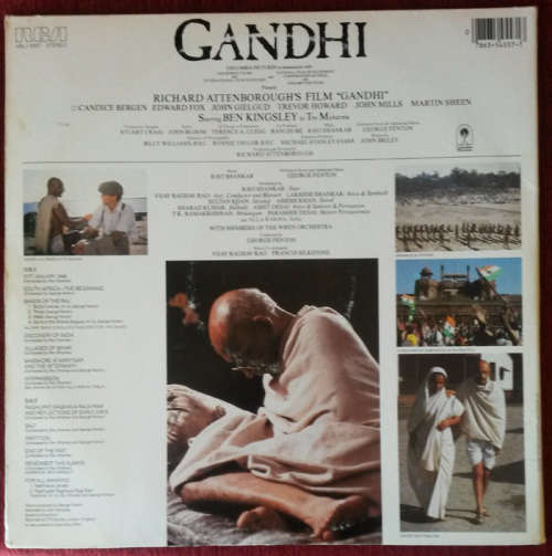 Ravi Shankar - Gandhi Original Soundtrack 1982 Vinyl LP USA
