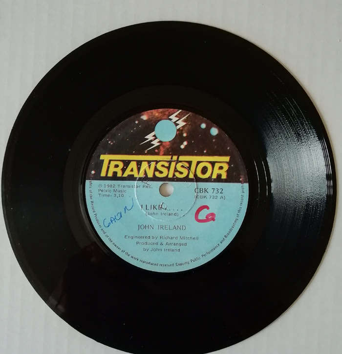 John Ireland - I Like.../ Champs Elysees 1982 Vinyl 7" Single SA