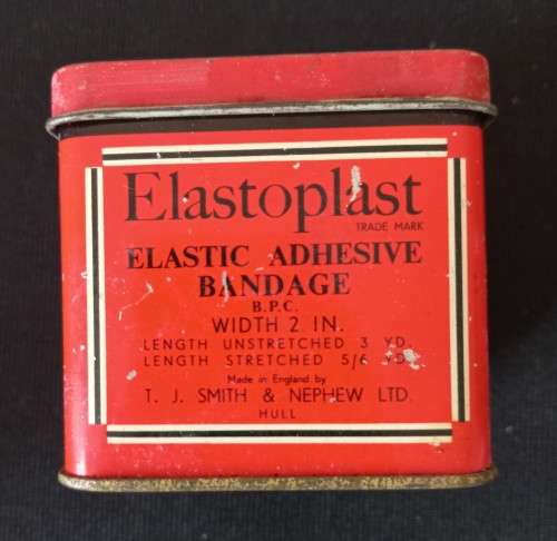 Elastoplast Tin Elastic Adhesive Bandage 2` X 3yd