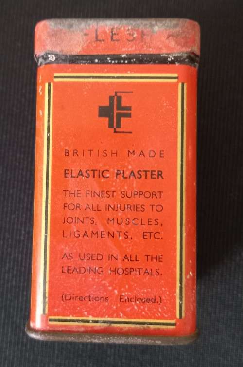 Elastoplast Tin Elastic Plaster Bandage 2.5` X 1yd