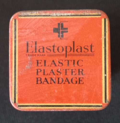 Elastoplast Tin Elastic Plaster Bandage 2.5` X 1yd