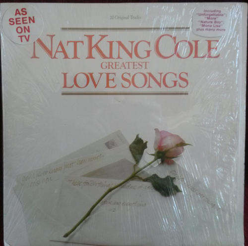 Nat King Cole - Greatest Love Songs 1985 Vinyl LP SA