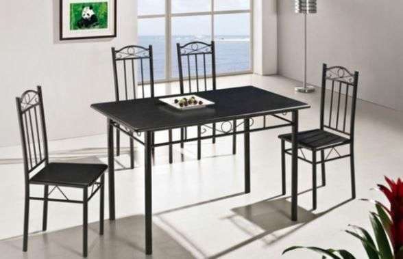 5 Piece Dining Room Table with 4 Chairs
