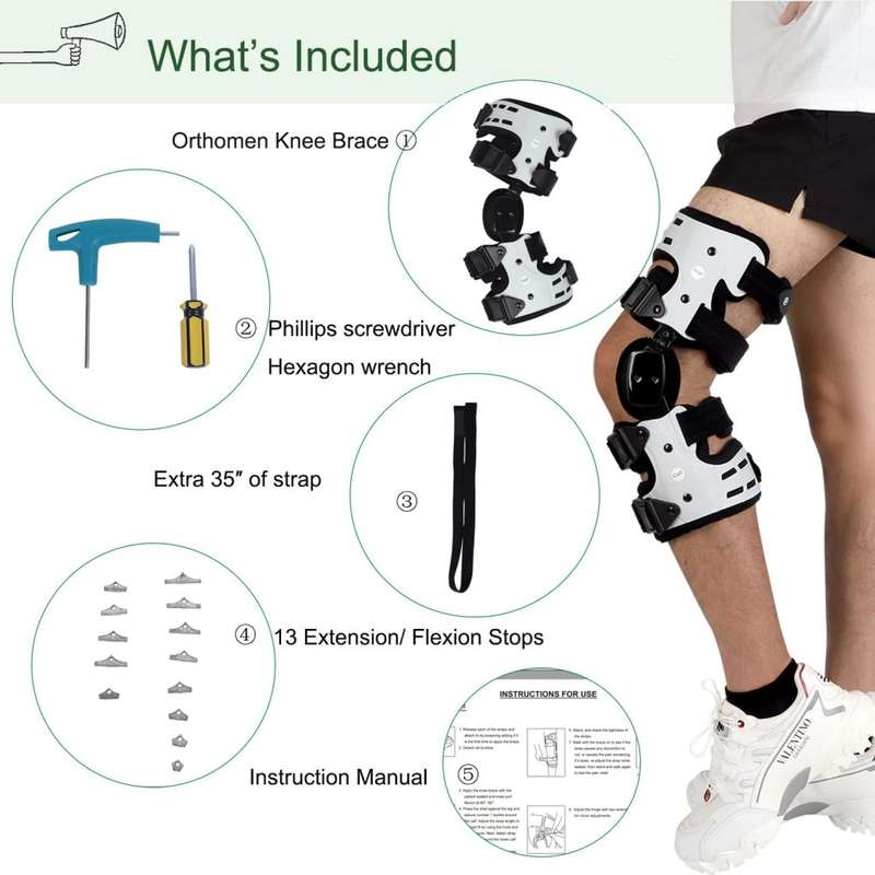 Unloader Knee Brace - Support for Arthritis Pain, Osteoarthritis, Cartilage Defect Repair, Avascular