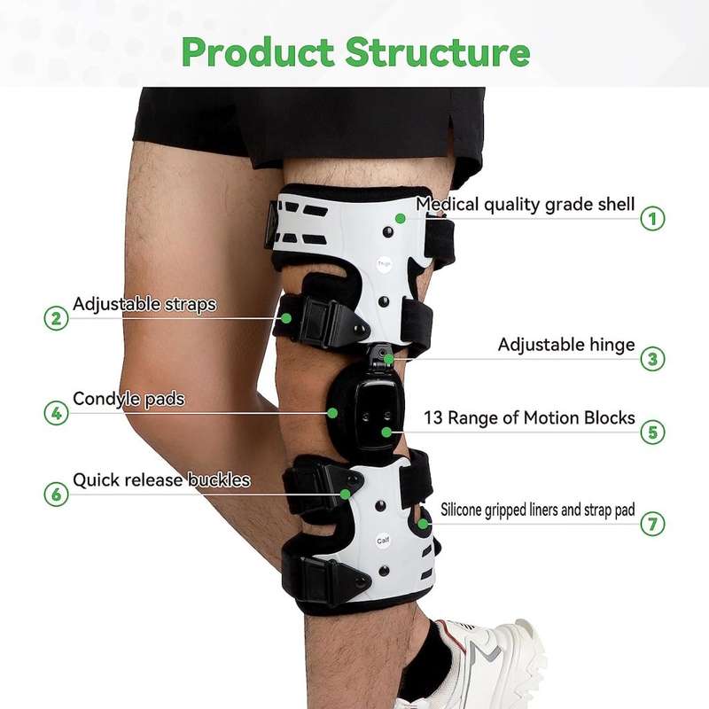 Unloader Knee Brace - Support for Arthritis Pain, Osteoarthritis, Cartilage Defect Repair, Avascular