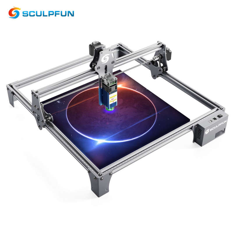 SCULPFUN S6PRO 60W Laser Engraving Machine Wood Acrylic laser engraver cutter High Precision 410x420