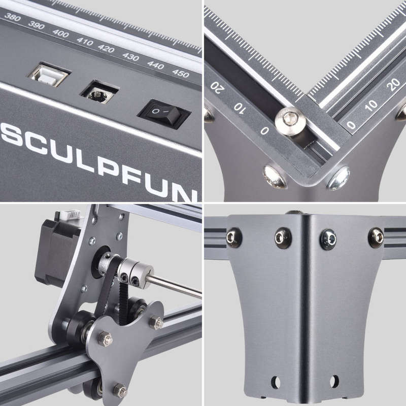 SCULPFUN S6PRO 60W Laser Engraving Machine Wood Acrylic laser engraver cutter High Precision 410x420