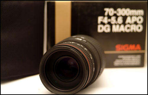 Sigma 70-300mm APO DG Macro lens - Nikon mount.