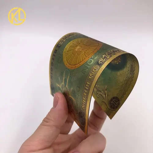 Certify 100Bitcoin Banknotes 24k gold