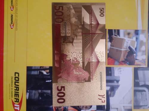500 Euros 24k Banknotes