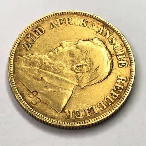 1898 ZAR  99 Overstrike  Kruger Pond