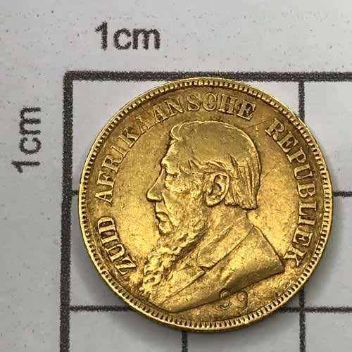 1898 ZAR  99 Overstrike  Kruger Pond