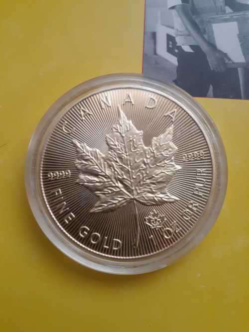 1oz Queen Elizabeth II Canada 50$ 2015 Gold Coin
