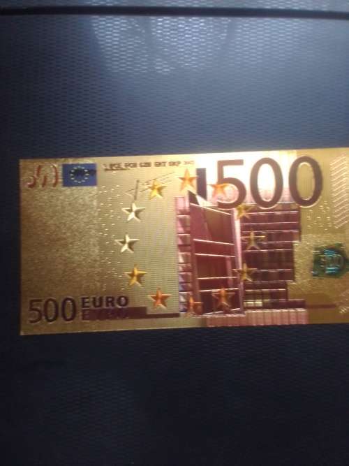 500 Euros 24k Banknotes