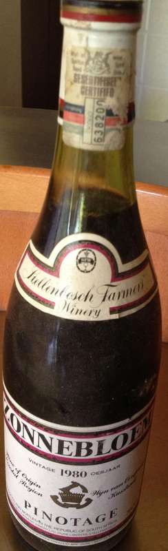 1980 zonnebloen pinotage