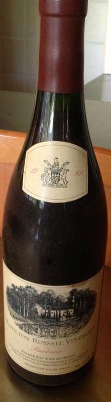 1994 hamilton Russel Pinot Noir Red