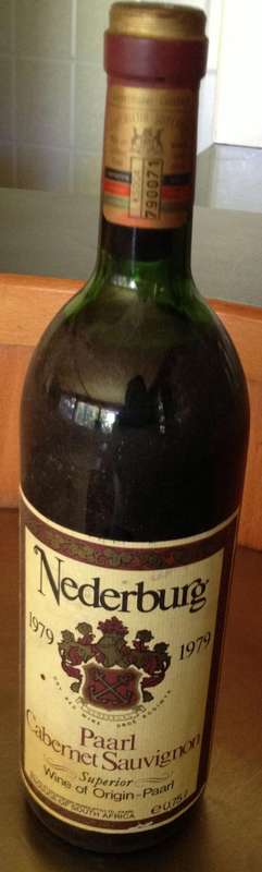 1979 nederburg cabernet sauvignon