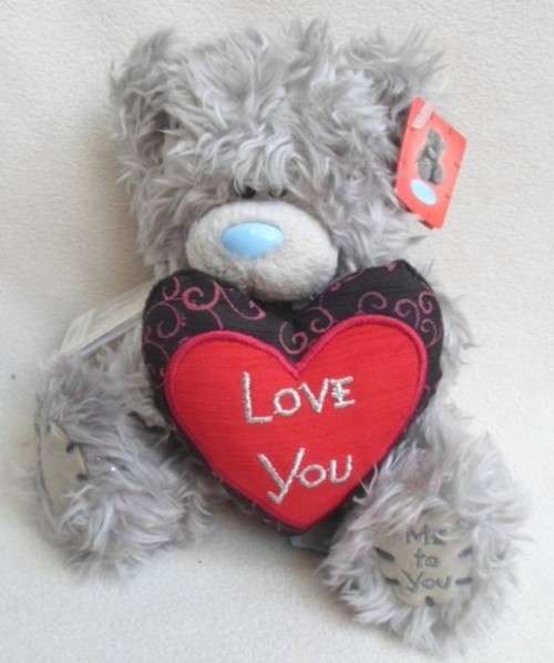 A SWEET TATTY TEDDY (ME TO YOU) WITH MINIATURE BOOK 'STORY OF ME TO YOU' AROUND HIS NECK!!