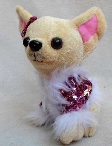 CUTE 'PMS' CHIHUAHUA WITH HARD PLASTIC NOSE!!