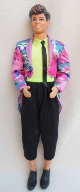 A VINTAGE 1980's 'BARBIE AND THE ROCKERS' DEREK DOLL IN ORIGINAL OUTFIT!!