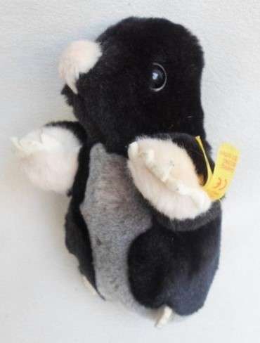 CUTE STEIFF DIGGY MOLE WITH TAG AND BUTTON - EAN NO 071768 CIRCA 1995 TO 1999!!