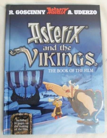 ASTERIX AND THE VIKINGS - THE BOOK OF THE FILM - HARDCOVER IN GREAT CONDITION!!