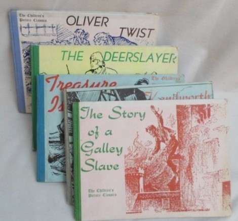 5 X HARD COVER GRAPHIC NOVELS - THE CHILDREN'S PICTURE CLASSICS' PUBLISHED IN SOUTH AFRICA IN 1950!!