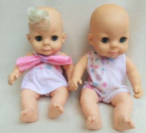 FOR ELWINA ONLY  TWO CUTE 1995 DOLLIES IN ORIGINAL OUTFITS!!