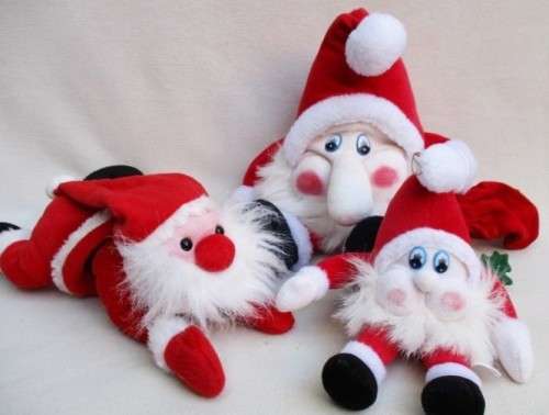 FOR BRIGID ONLY - THREE CUTE SANTA CLAUSES FOR CHRISTMAS!!